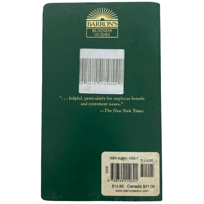 Dictionary of Insurance Terms (Barron's Business Dictionaries)