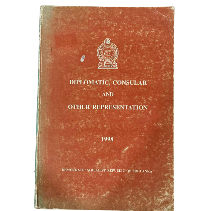 Diplomatic  Consular and Other Representation 1998 - Democratic Socialist Republic of Sri-Lanka