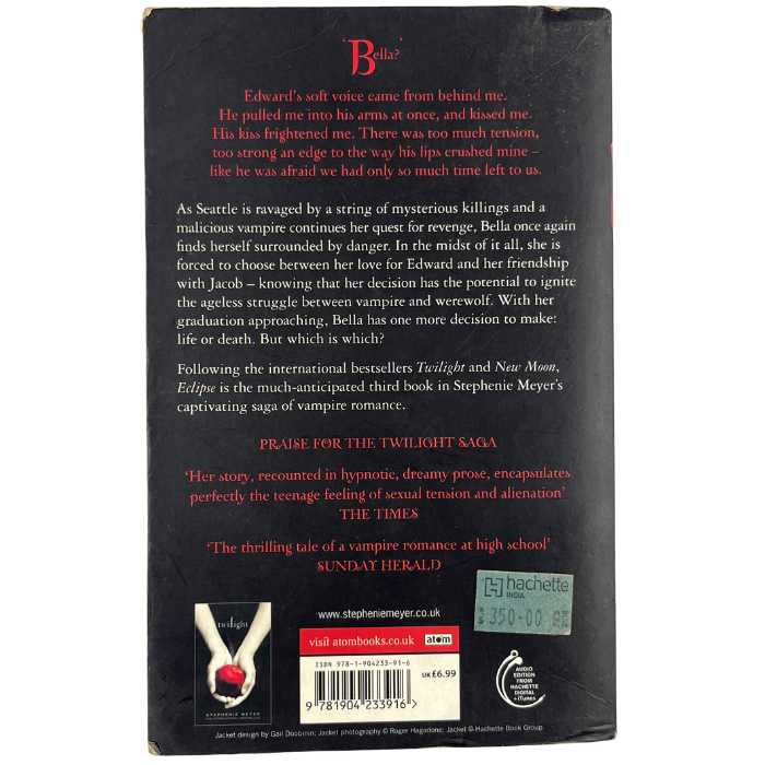 Eclipse (The Twilight Saga  Book 3)