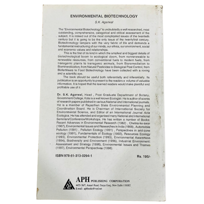 Environmental Biotechnology