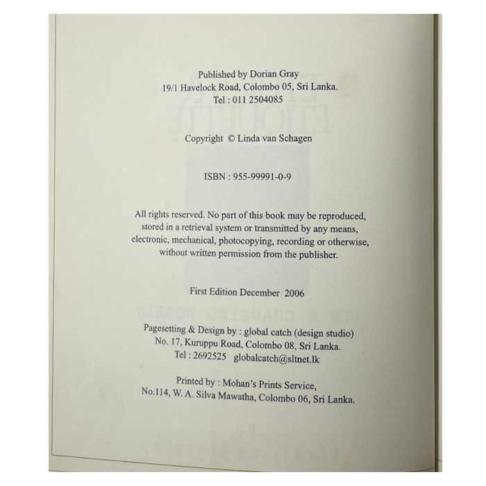 Ethics & Etiquette (In A Changing World)