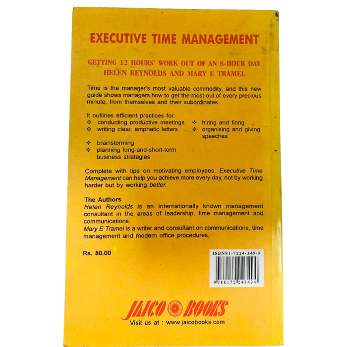 Executive Time Management