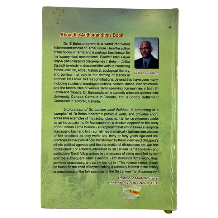 Exploration in Sri Lankan Tamil Folklore