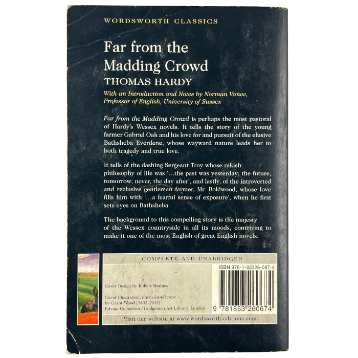 Far from the Madding Crowd