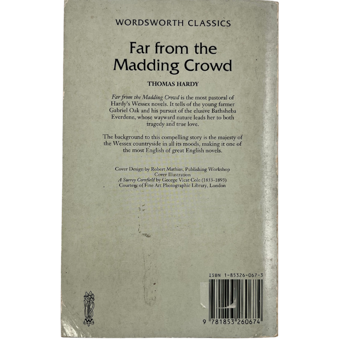 Far from the Madding Crowd