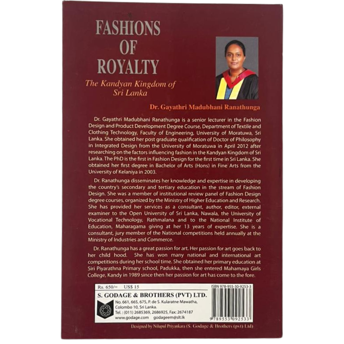 Fashions of Royalty: The Kandyan Kingdom of Sri Lanka