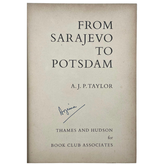 From Sarajevo to Potsdam