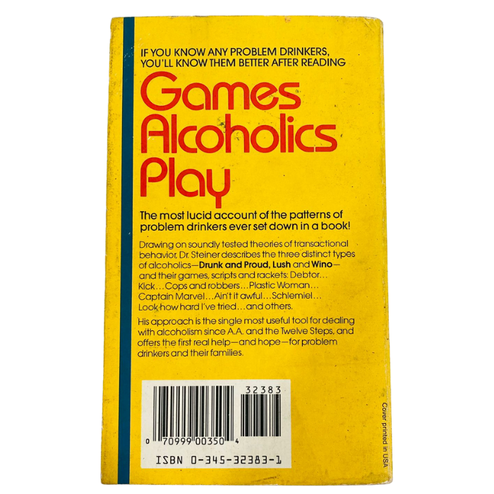 Games Alcoholics Play