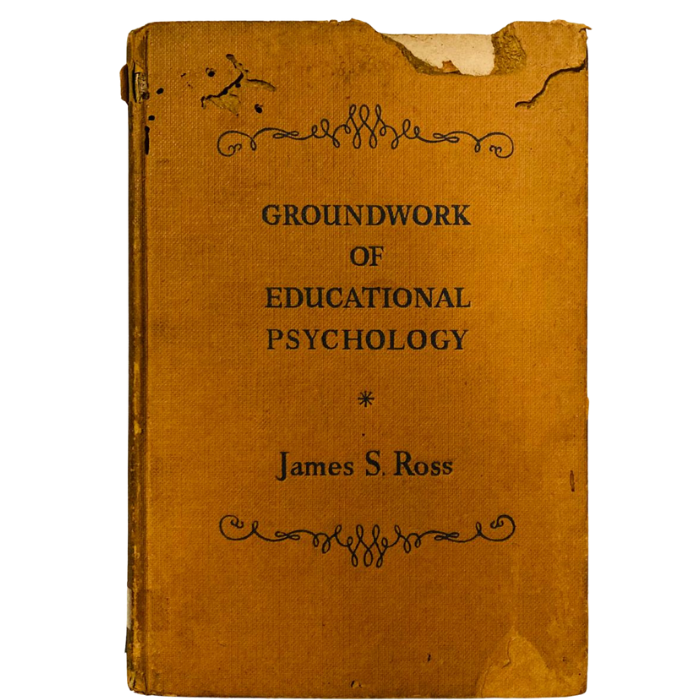 Groundwork of educational psychology