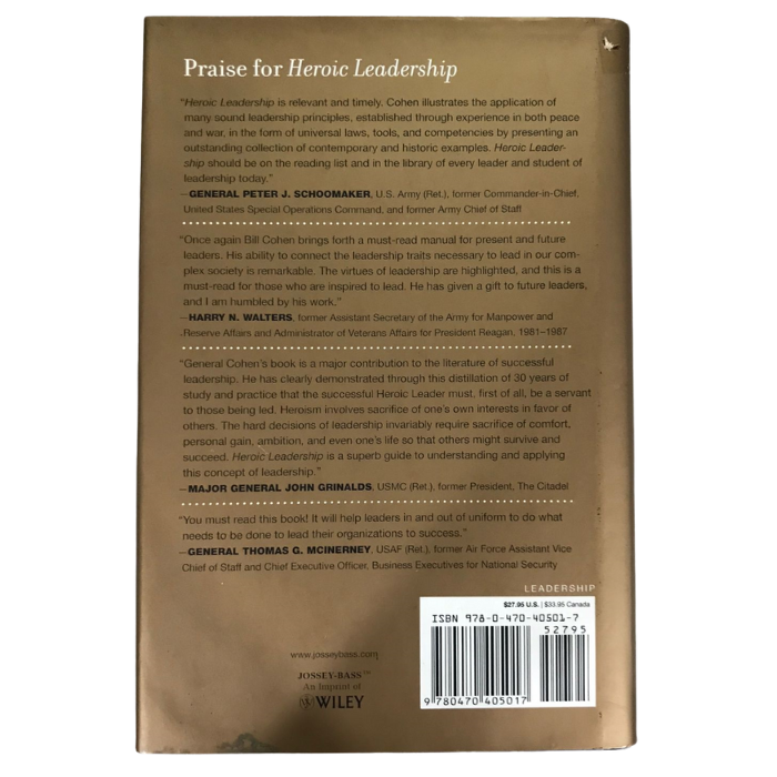 Heroic Leadership: Leading with Integrity & Honor