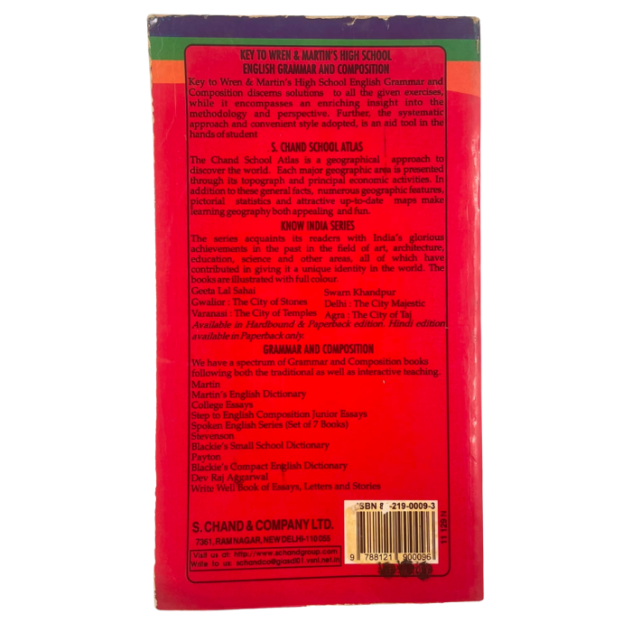 High School English Grammar & Composition