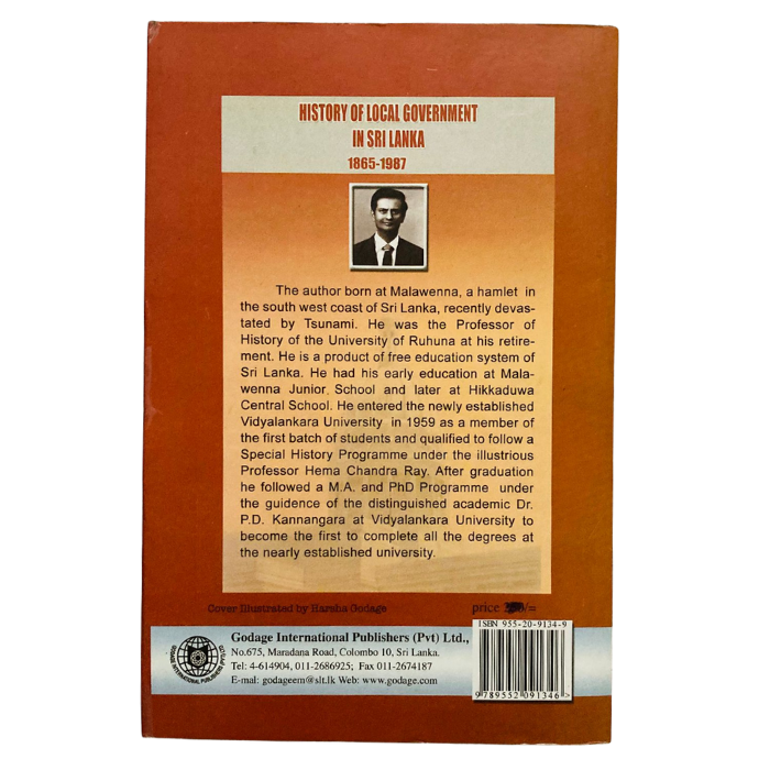 History of Local Government in Sri Lanka (1865-1987)