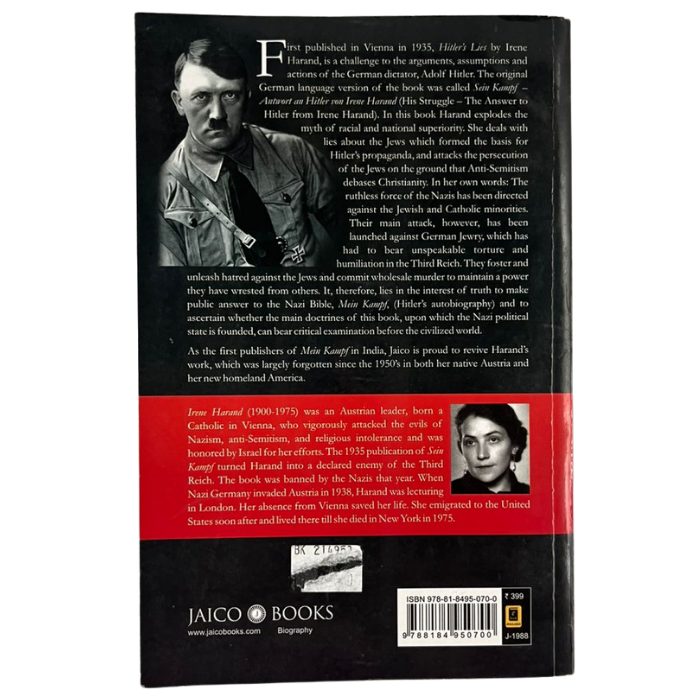 Hitler's Lies: An Answer to Hitler's Mein Kampf