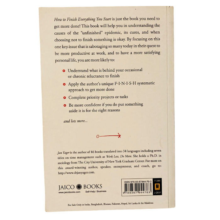 How to Finish Everything You Start