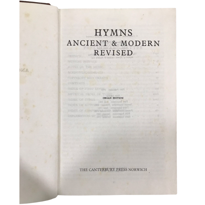 Hymns Ancient & Modern Revised (Organ Edition)