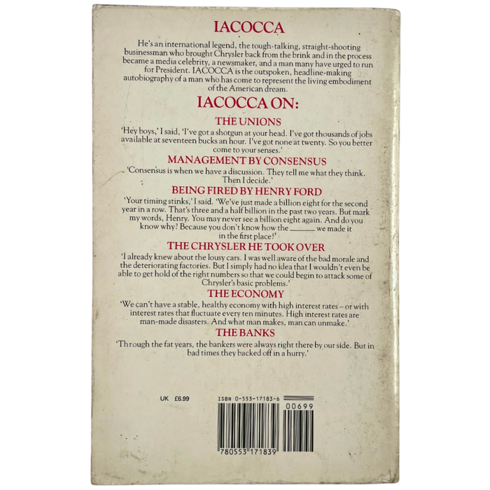 Iacocca: An Autobiography