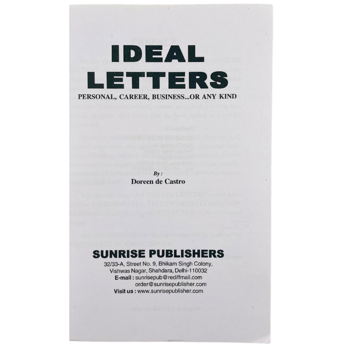 Ideal Letters: Personal  Career  Business... Or Any Kind