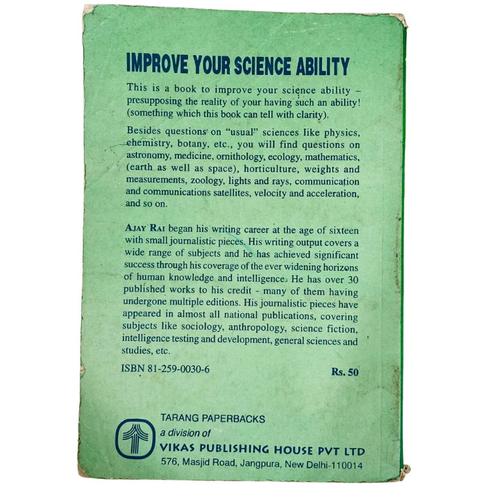 Improve Your Science Ability