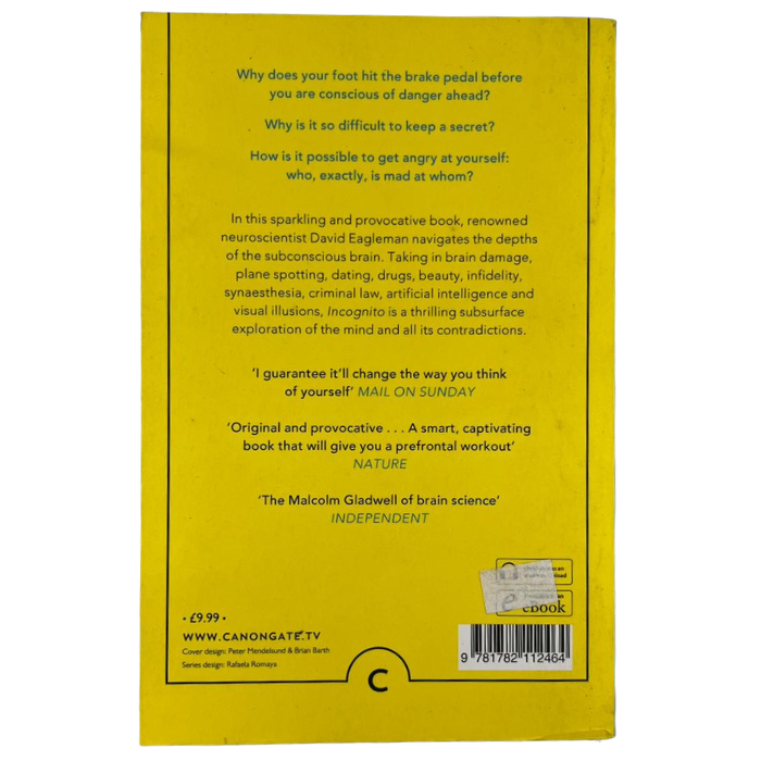 Incognito: The Secret Lives of the Brain