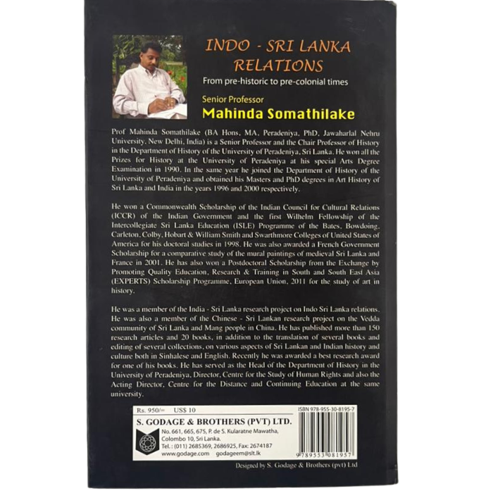 Indo-Sri Lanka Relations: From pre-historic to pre-colonial times