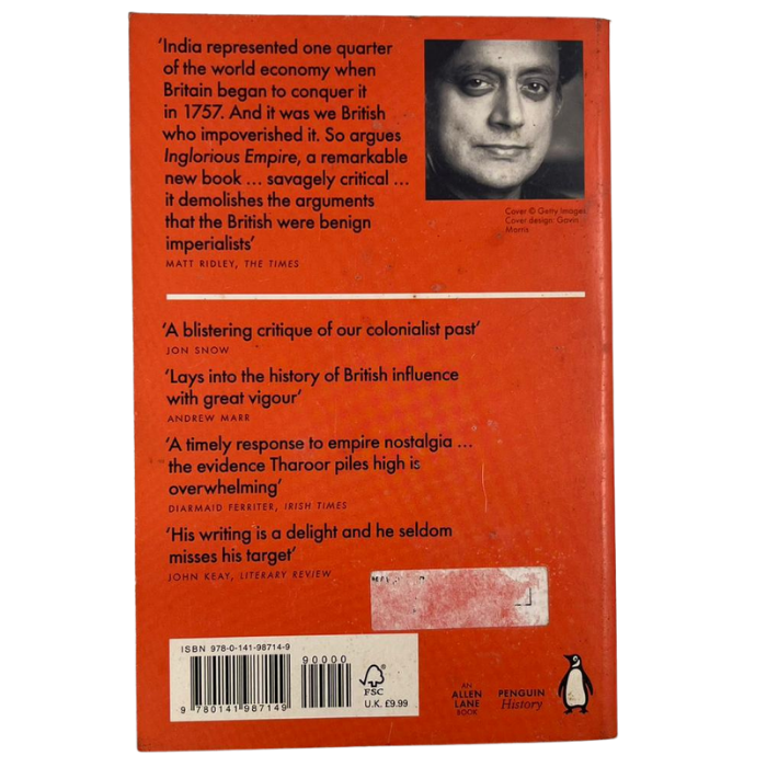 Inglorious Empire: What the British Did to India