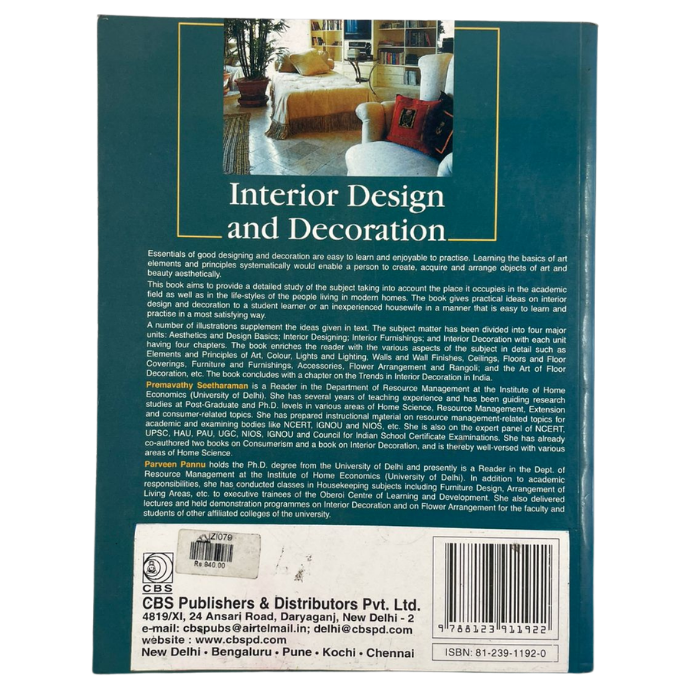 Interior Design and Decoration