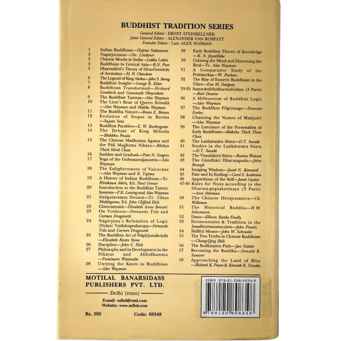 Introduction to the Buddhist Tantric Systems