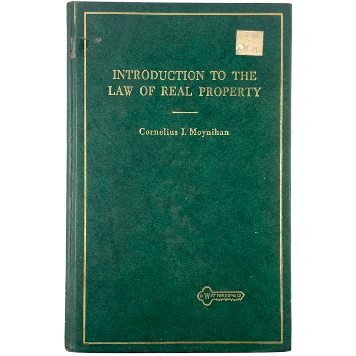 Introduction to the Law of Real Property
