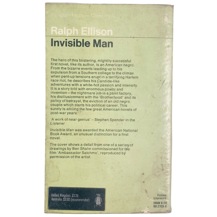 Invisible Man (Penguin Modern Classics)