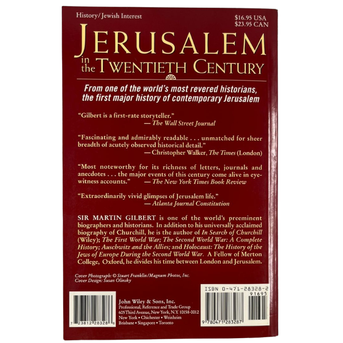 Jerusalem in the Twentieth Century