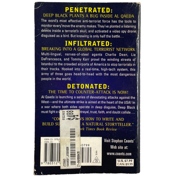 Jihad (Stephen Coonts' Deep Black  Book 5) 