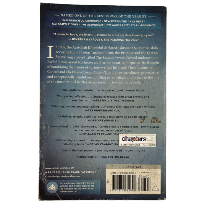 Joseph Anton: A Memoir