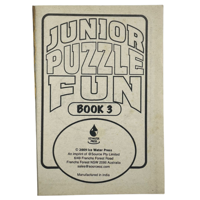 Junior Puzzle Fun – Book 3