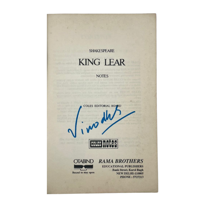 King Lear (Coles Notes)