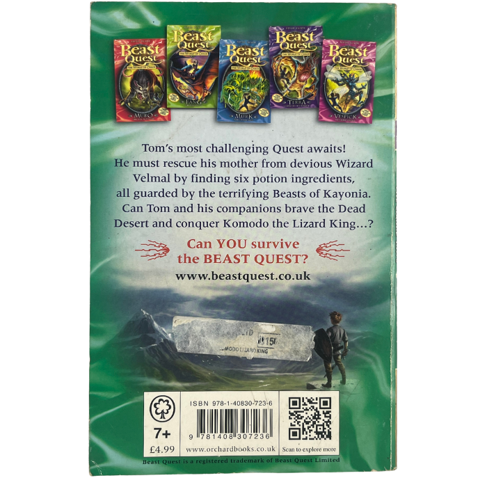 Komodo the Lizard King (Beast Quest)