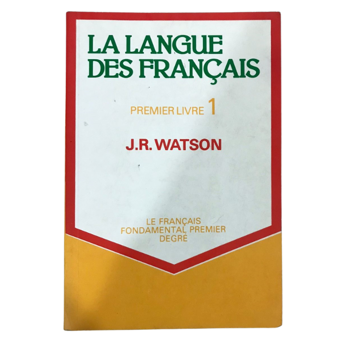 La Langue des Francais - Premier Livre 1