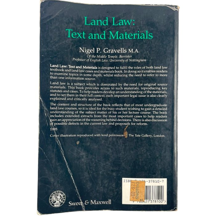 Land Law: Text and Materials