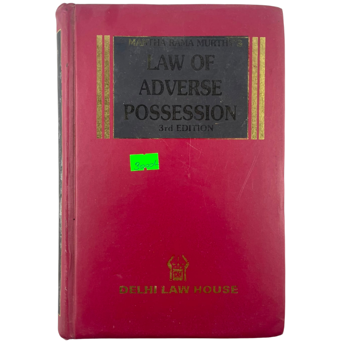 Law of Adverse Possession (3rd Edition)