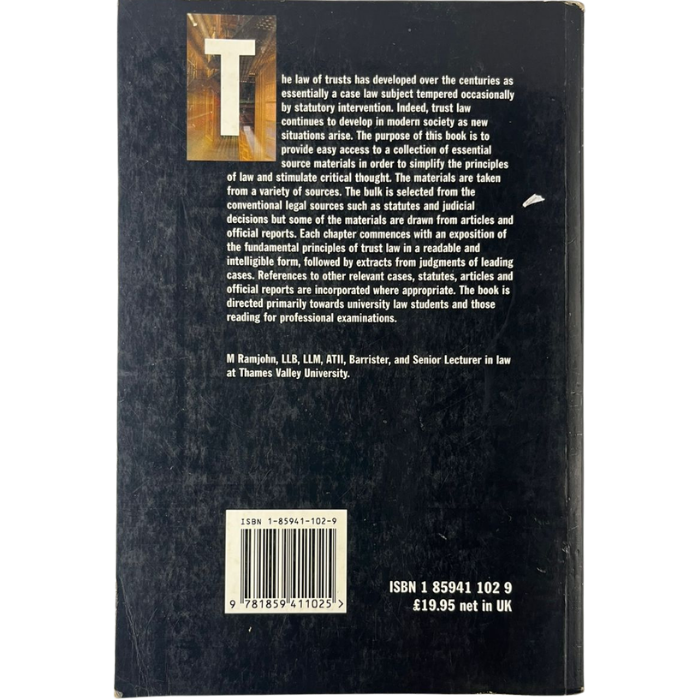 Law of Trusts (Sourcebook)