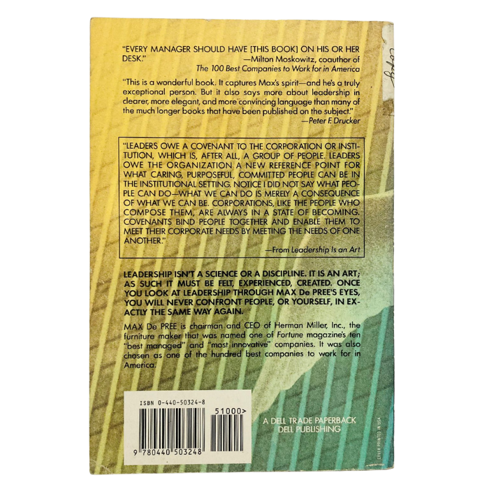 Leadership Is an Art