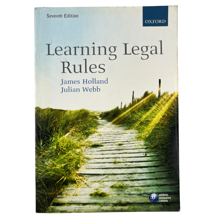 Learning Legal Rules (Seventh Edition)