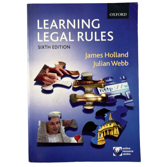 Learning Legal Rules (Sixth Edition)