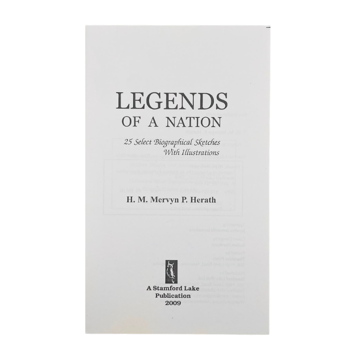 Legends of a Nation: 25 Select Biographical Sketches with Illustrations