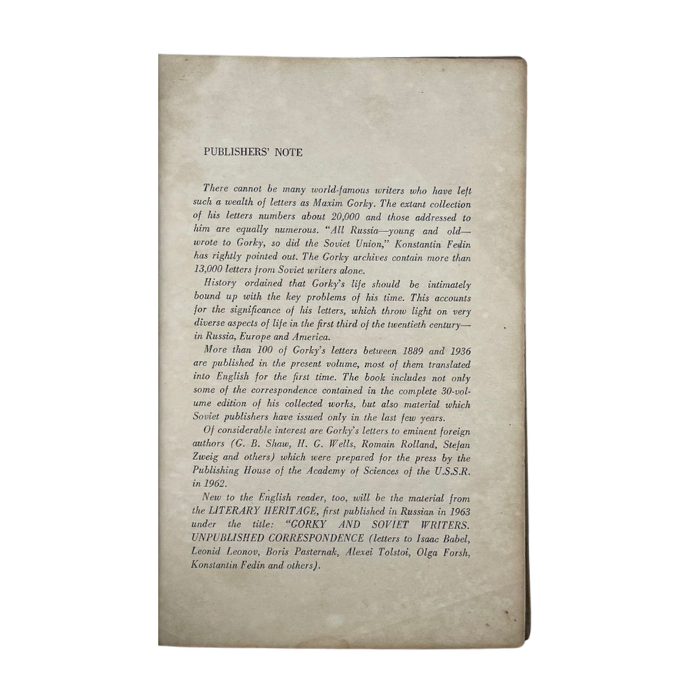 Letters