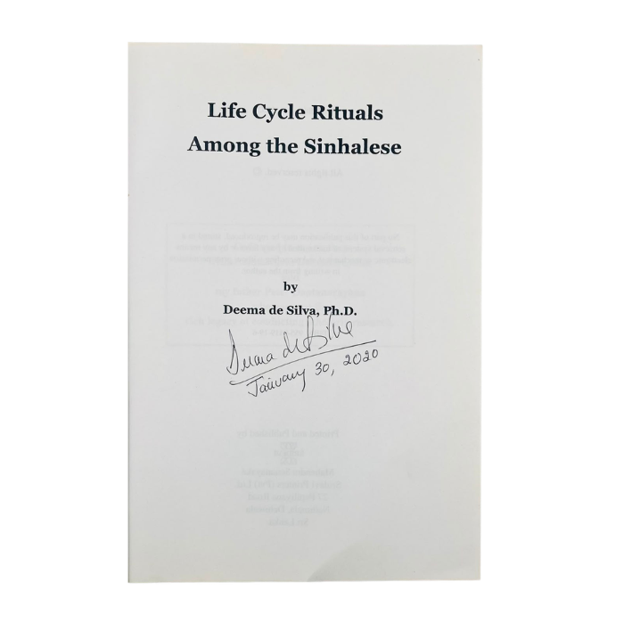 Life Cycle Rituals Among the Sinhalese