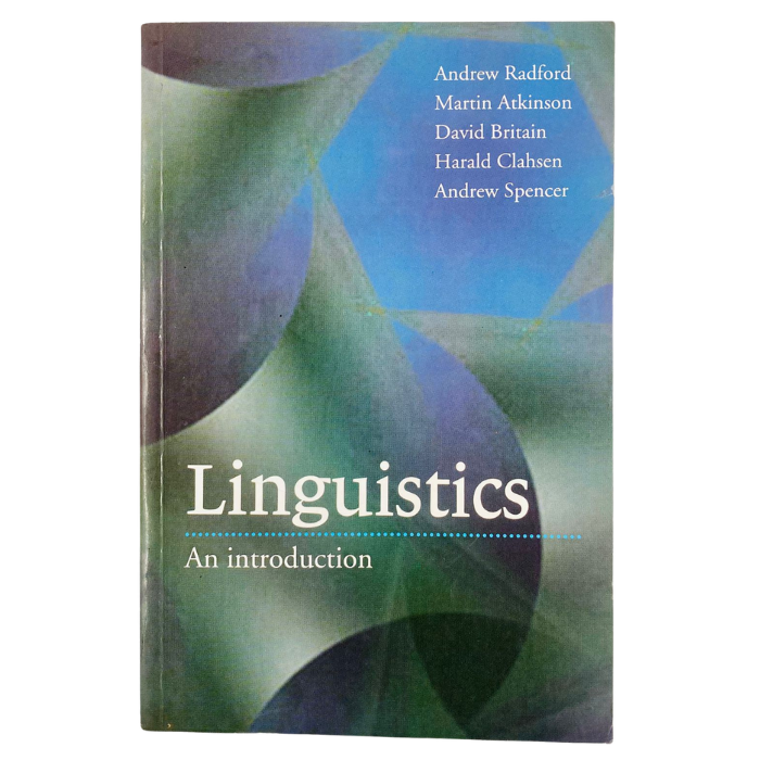 Linguistics: An Introduction