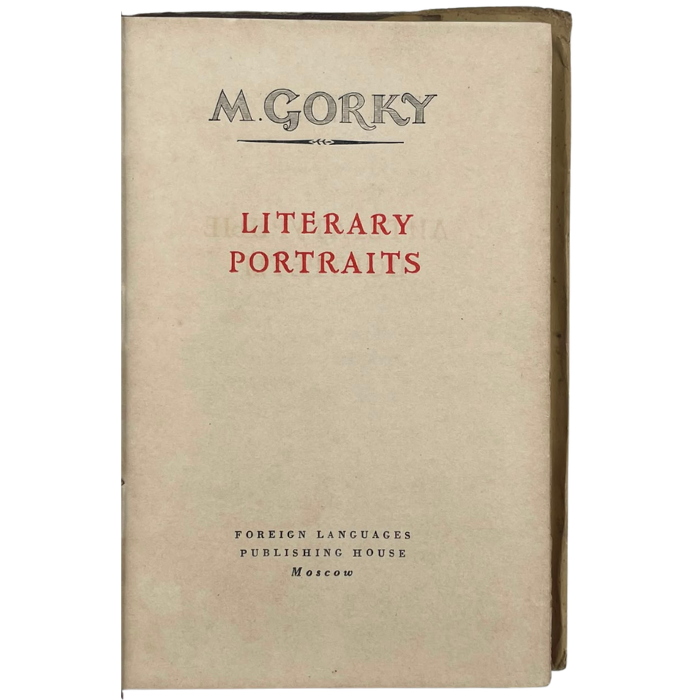 Literary Portraits