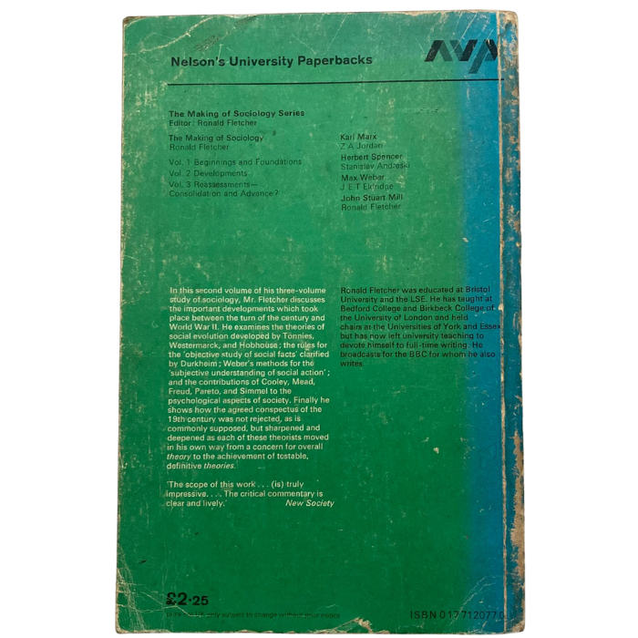 Making of Sociology: Developments