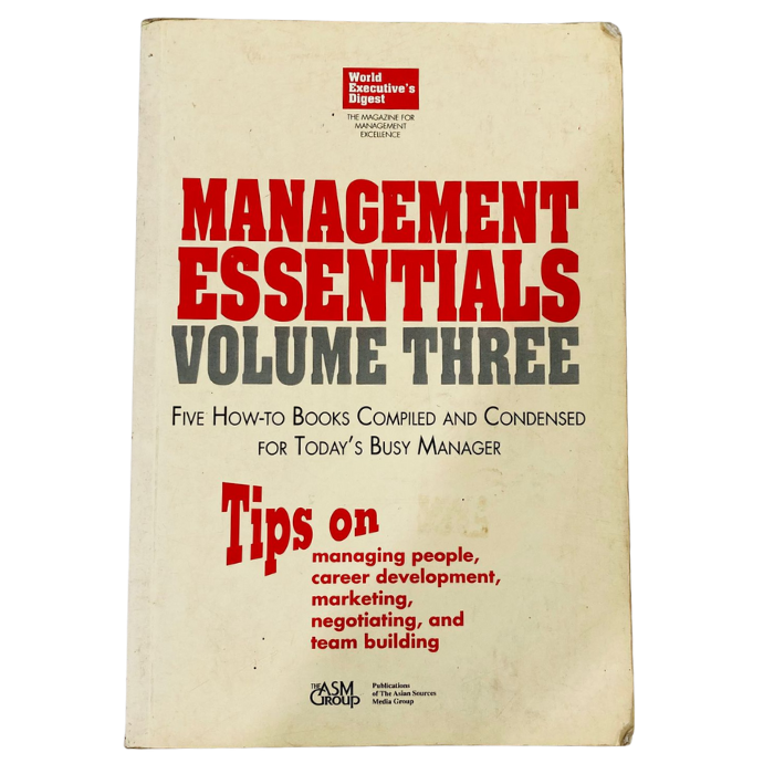 Management Essentials: Volume Three 