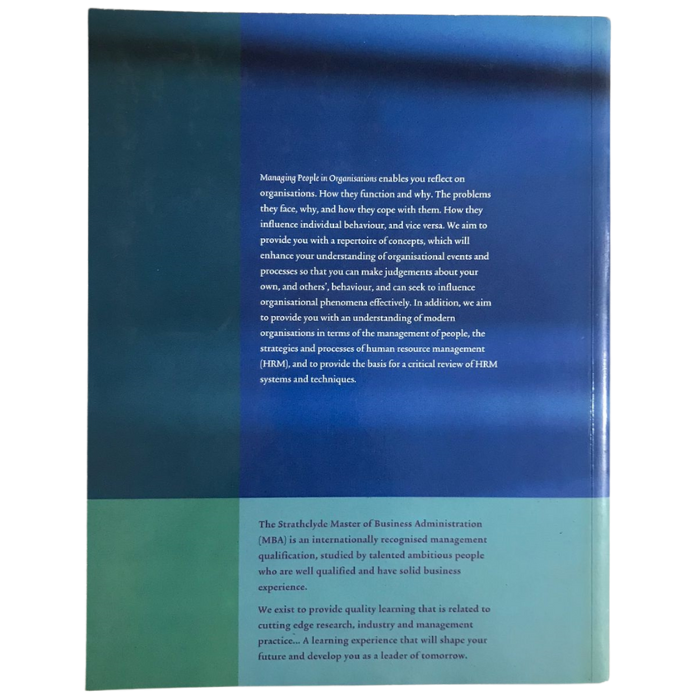 Managing People in Organisations (Volume 2)